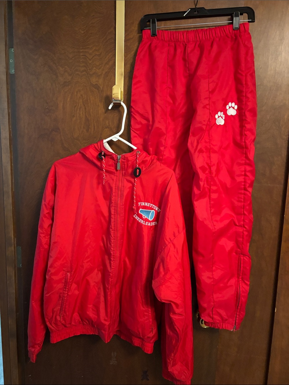 Holloway Red Kids Sweatpants & Joggers with Paw Accents
